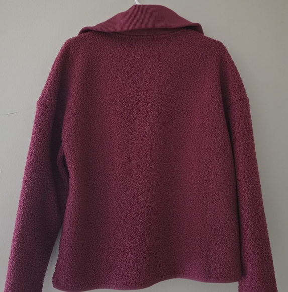 SOLD!!!Elle Cozy Pink Sherpa Pullover - Picture 7 of 12